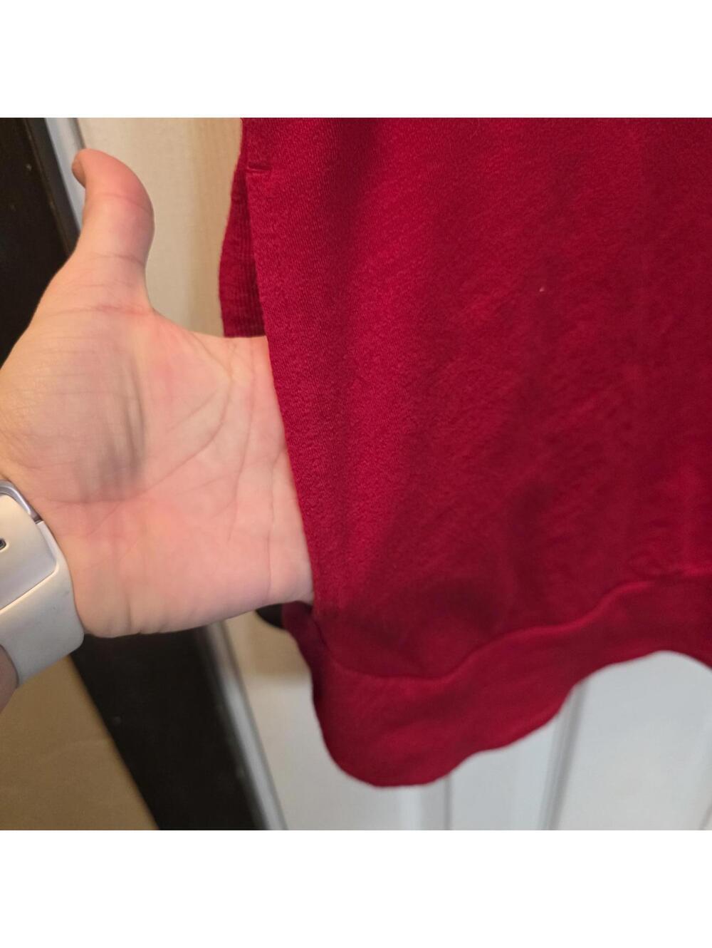 J.Jill Women's Red V-Neck Long Sleeve Sweater- XL Petite - Picture 5 of 9